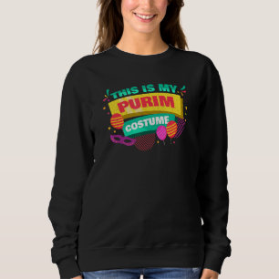 Camiseta Feliz Purim Idea Máscara Bonita Hebraico Judeu H