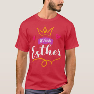 Camiseta Feliz Purim Idea Rainha Esther Hebrew Jewis