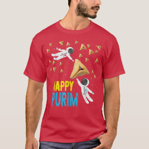 Camiseta Feliz Purim Judeu Engraçado Hamantaschen Gift Puri
