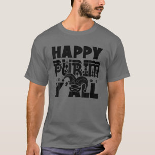 Camiseta Feliz Purim, vocês, judeus, Feriado, Figurino Eng