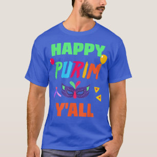 Camiseta Feliz Purim Vocês todos judeus Feriado Engraçado H