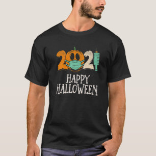 Camiseta Feliz Quarentena De Halloween 2021 Pumpkin Engraç