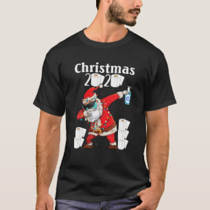 Camiseta Feliz quarentena Natal 2020 - Família de pijamas x