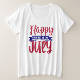 Camiseta Feliz Quarto De Julho
