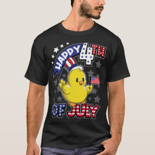 Camiseta Feliz Quarto De Julho Duck USA labrador Labra