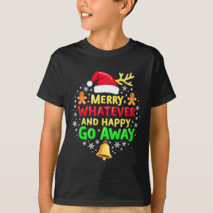 Camiseta Feliz Que Engraçado Citação De Natal Feia Pj