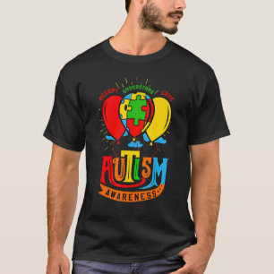 Camiseta Feliz Quebra-cabeça de Vida Autismo Sensibilização