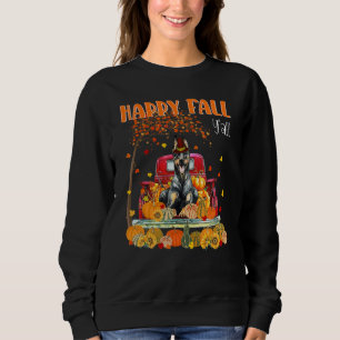 Camiseta Feliz Queda... Cachorro Doberman No Caminhão Pumpk