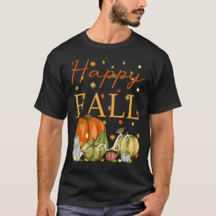 Camiseta Feliz Queda Todos Vocês A Abóbora E O Outono Saem