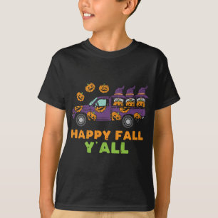 Camiseta Feliz Queda Todos Vocês Gnomo Leopard Pumpkin Autu