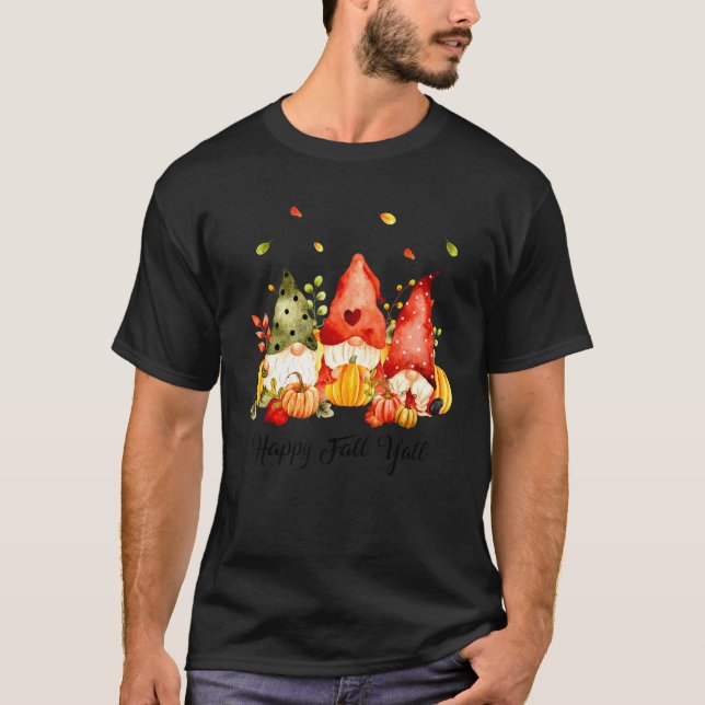 Camiseta Feliz Queda Vocês Todos Abomináveis O Outono Deixa (Frente)
