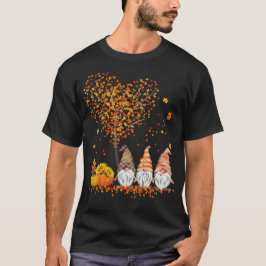 Camiseta Feliz Queda Vocês Todos Gnomos Pumpkin Engraçado C