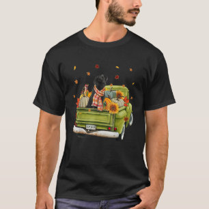 Camiseta Feliz Queda Yall Labrador Cachorro No Caminhão Pum