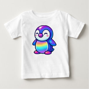 Camiseta Feliz Rainbow Penguin