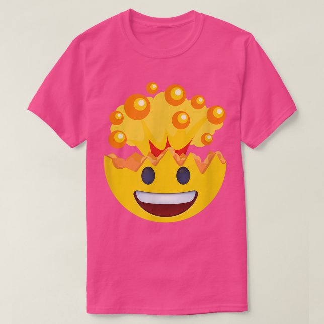 Camiseta Feliz Rosto Consciência Espiritual que Deus vê (Frente do Design)