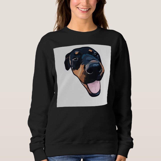 Camiseta Feliz Rottweiler 35 (Frente)