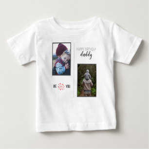 CAMISETA FELIZ ROUPAS PERSONALIZADAS DE PAI DE ANIVERSÁRIO
