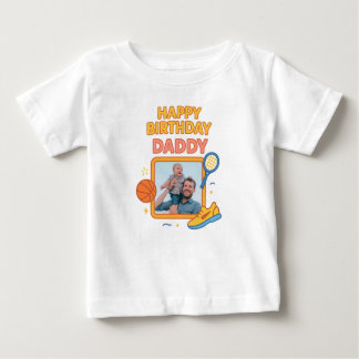 CAMISETA FELIZ ROUPAS PERSONALIZADAS DE PAI DE ANIVERSÁRIO