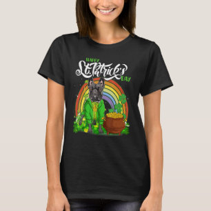 Camiseta Feliz Rua de Patrick Cachorro Francês em Leprecha