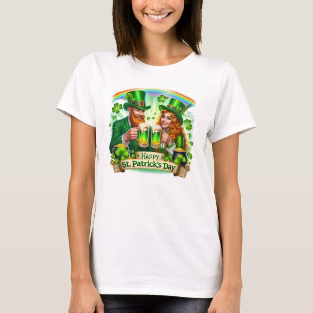 Camiseta Feliz Rua, Dia de Patrick (Frente)