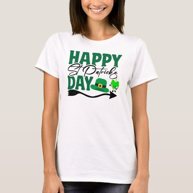 Camiseta Feliz Rua. Dia de Patrick-66592 (Frente)