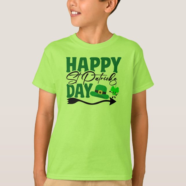 Camiseta Feliz Rua. Dia de Patrick-66592 (Frente)