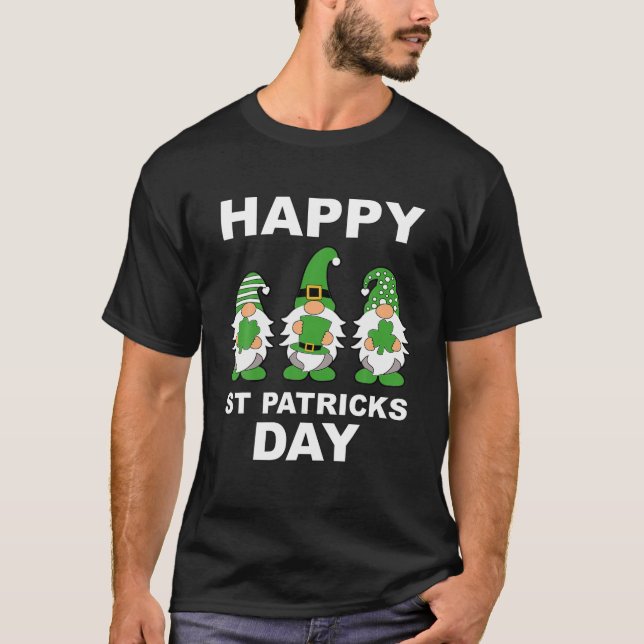 Camiseta Feliz Rua, Dia de Patrick Leprechaun, irlandês de  (Frente)