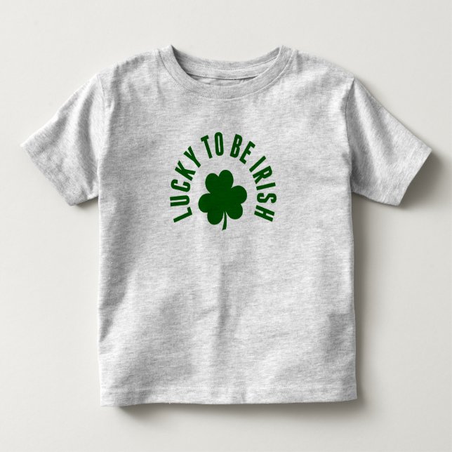 Camiseta Feliz Rua, Dia de Patrick | Sorte De Ser Irlandês (Frente)