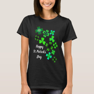 Camiseta Feliz Rua. Dia dos Patricks, Sortudo Shamrock