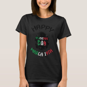 Camiseta Feliz Rua do dia de Joseph Jesus Sfingi Zeppole Cr