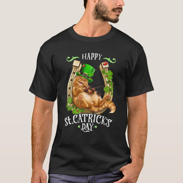 Camiseta Feliz Rua do Paddy Patrick Day da Rua Engraçado Tr (Frente)