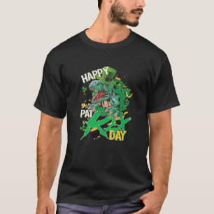 Camiseta Feliz Rua Engraçado, no Rex Day Trex Dinossaur Rua
