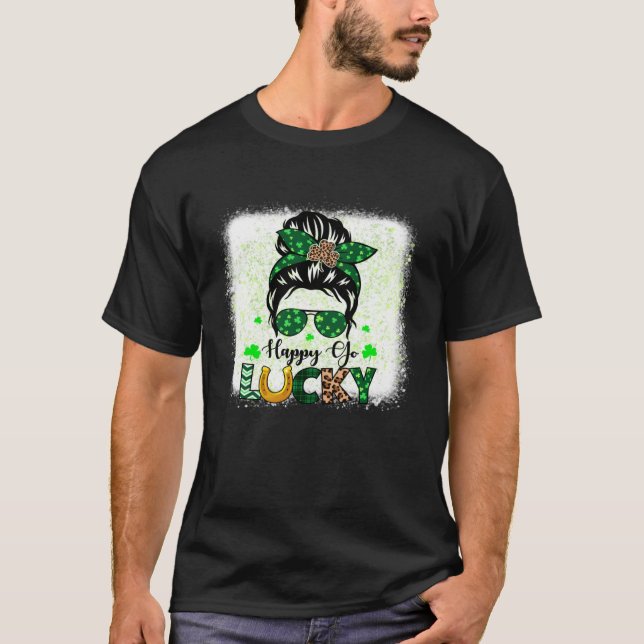 Camiseta Feliz Rua Feliz Dia de Patrick, Arma para Menino (Frente)