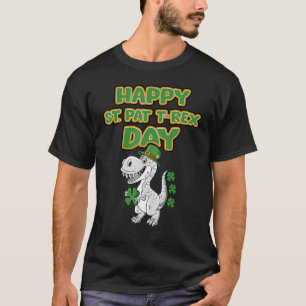 Camiseta Feliz Rua Homens no Dia do Trex Mulheres Crianças