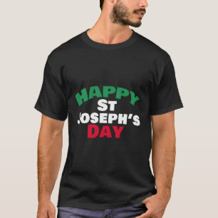 Camiseta Feliz Rua Josephs Day Rua Josephs Sfingi Zeppole