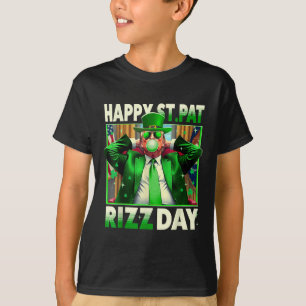 Camiseta Feliz Rua no Rizz Day Trump Ruas Engraçadas.