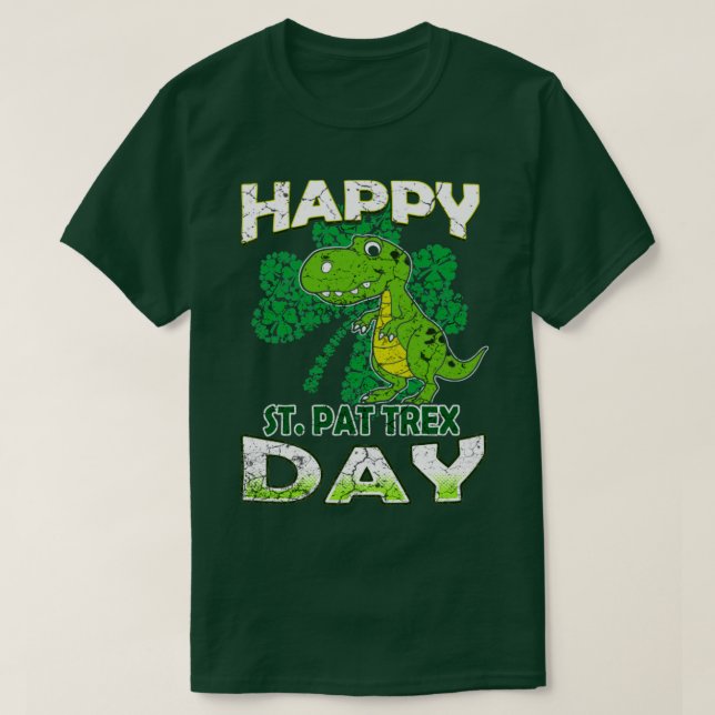 Camiseta Feliz Rua no TRex Day (Frente do Design)