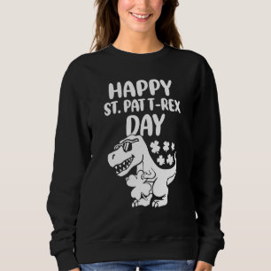 Camiseta Feliz Rua no Trex Day Dino Rua Patrick S Day Toddl
