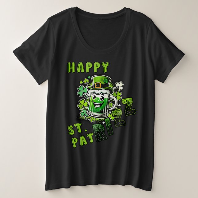 Camiseta Feliz Rua, Pat Rizz Day (Frente do Design)