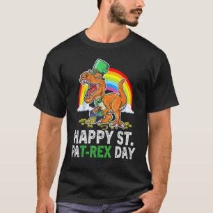 Camiseta Feliz Rua Patilho no Trex Day Dino Toddle
