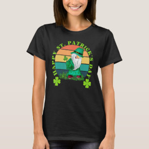 Camiseta Feliz Rua Patrick S Day Vintage Gnomos Santo Paddy