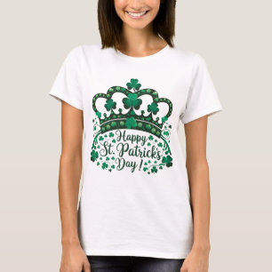 Camiseta Feliz Rua. Patricks Day Shamrock Irish Santo Patri