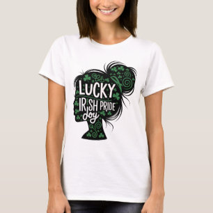 Camiseta Feliz Rua. Patricks Day Shamrock Irish Santo Patri