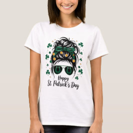 Camiseta Feliz Rua. Patricks Day Shamrock Irish Santo Patri