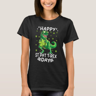 Camiseta Feliz Rua, Rex Dinosaur Saint Patrick S Day