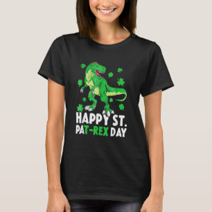 Camiseta Feliz Rua, Rex Dinosaur Saint Patrick S Day
