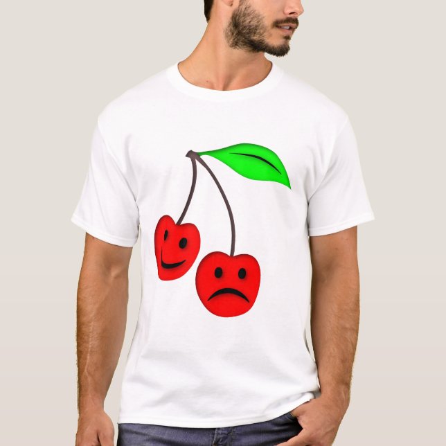 Camiseta Feliz Sad Cherries (Frente)