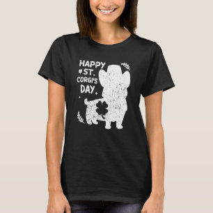 Camiseta Feliz Santo Corgi S Day Funny Corgi Dog Rua Patron