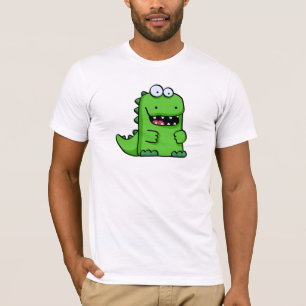 Camiseta Feliz-Saurus verde bonito