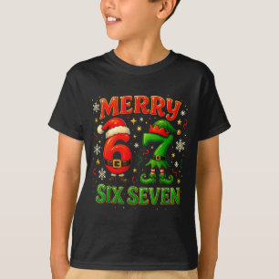Camiseta Feliz Seis Sete Meme Divertido 67 Natal Casal Des
